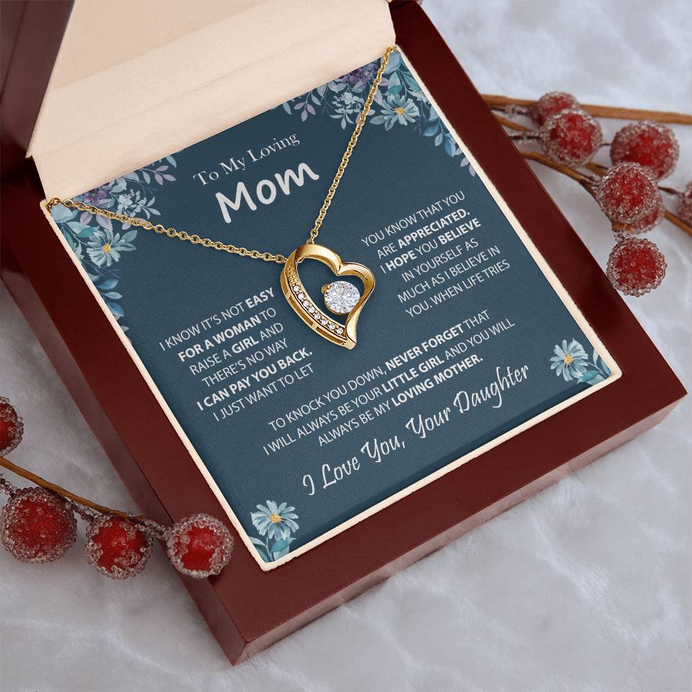 Mothers Day Heart Necklace Forever Love Mother Daughter 1 Forever Love Necklace
