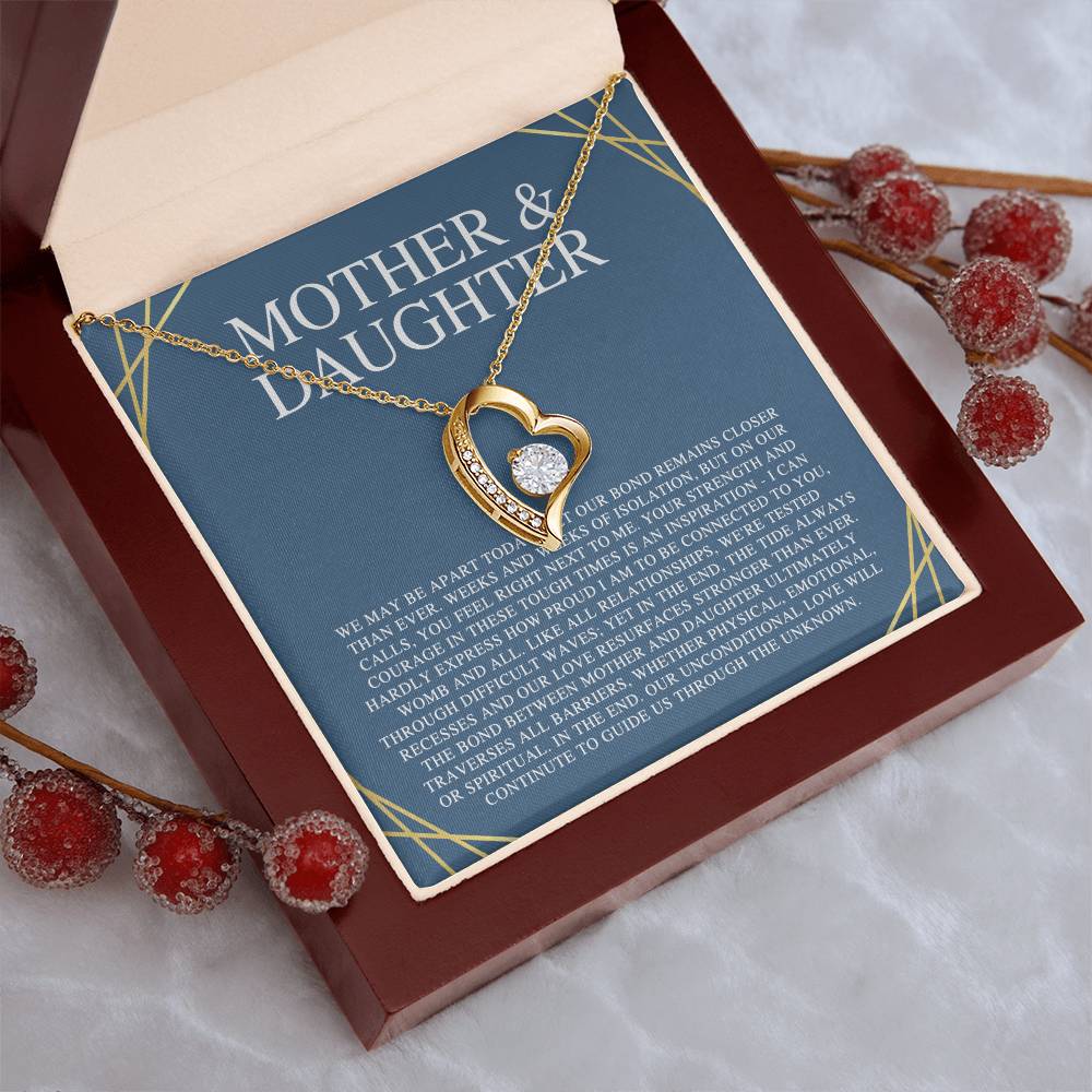 Mother Of The Bride Gift From Daughter Mother Of The Groom Gift From Son Mother's Day Gift Mother Of The Bride Necklace Daughter Forever Love Necklace