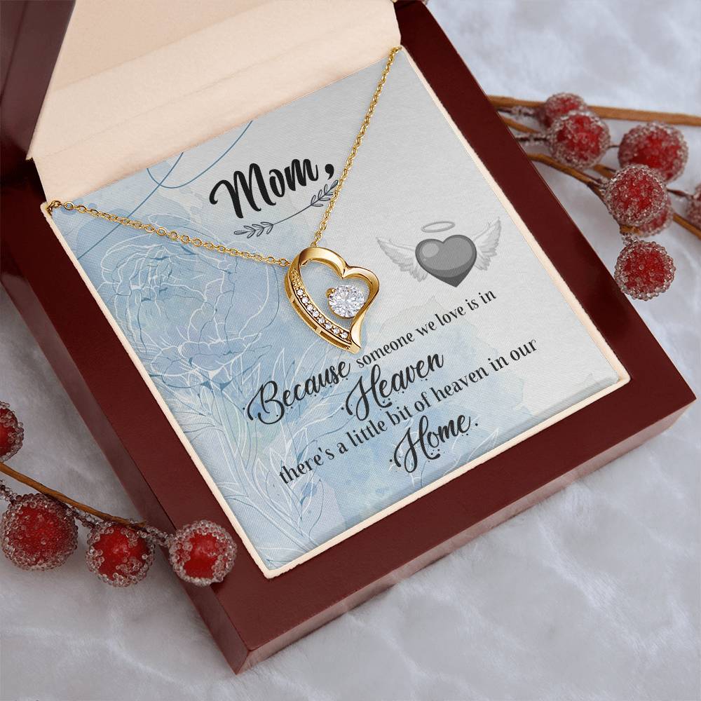 Mom Remembrance Angel Wing Dainty Necklacewing Necklace Mom Memorial Wing Necklace Angel Wing Necklace Loss Of Mom Remembering Mom Forever Love Necklace