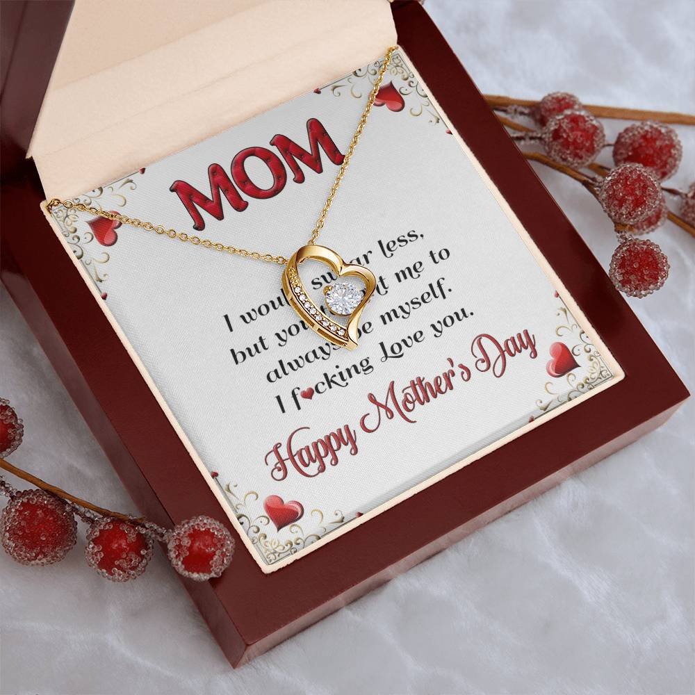 Mom I Love You Forever Love Necklace