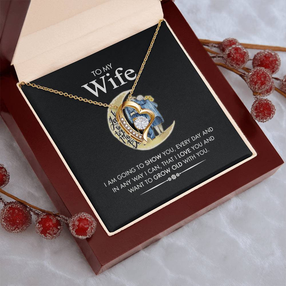 To My Wife 2 1 Forever Love Necklace