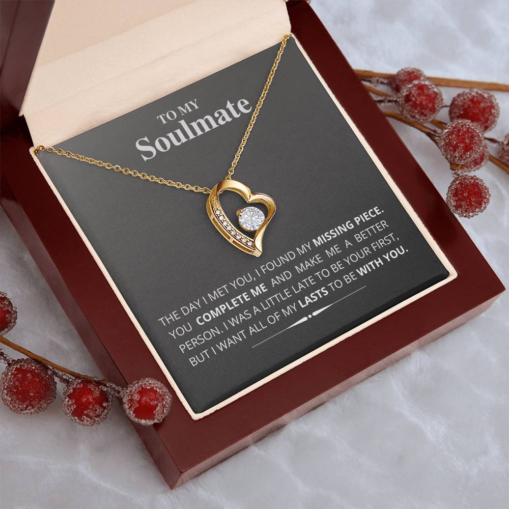 To My Soulmate - Forever Love Necklace Forever Love Necklace