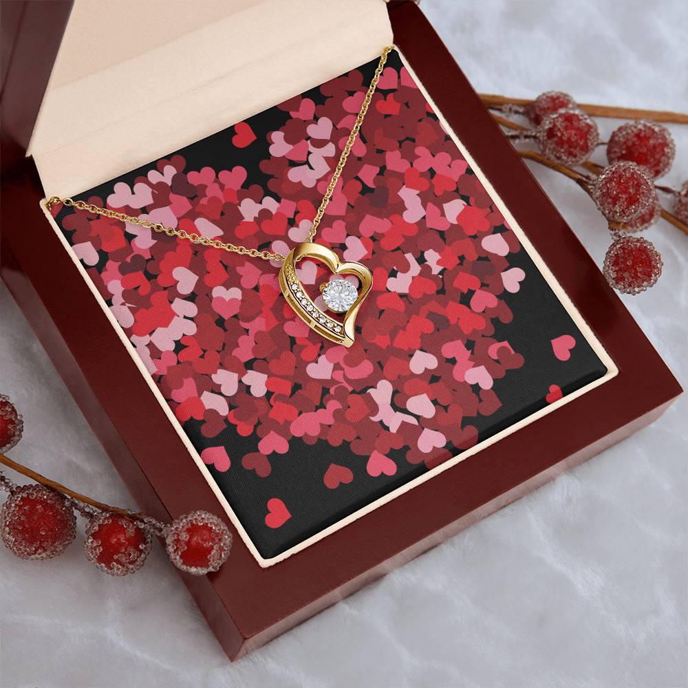 Heart Cluster 1 Forever Love Necklace
