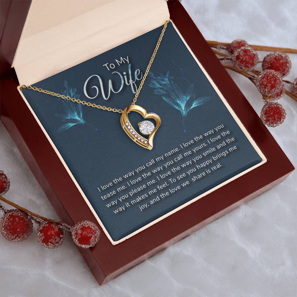 Husband To Wife Forever Love Necklace