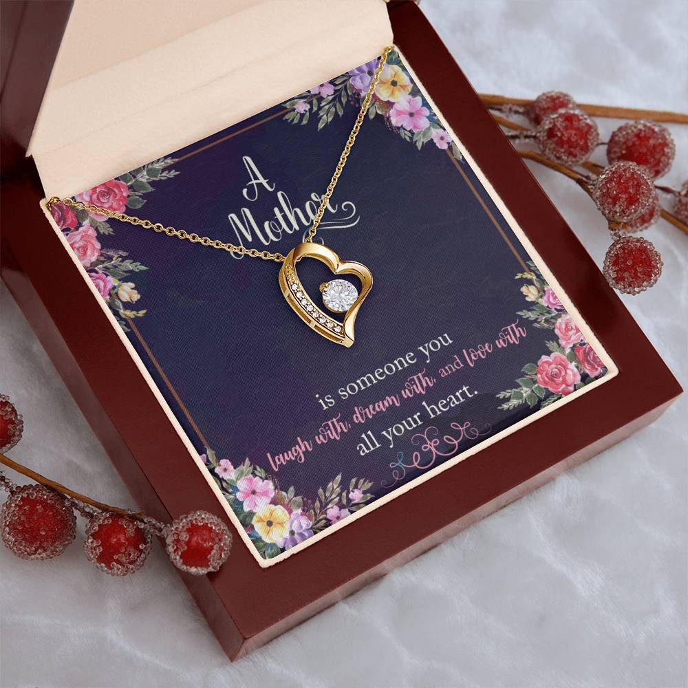 Love Mom Forever Love Necklace
