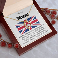 I Love You Mum I Do Forever Love Necklace