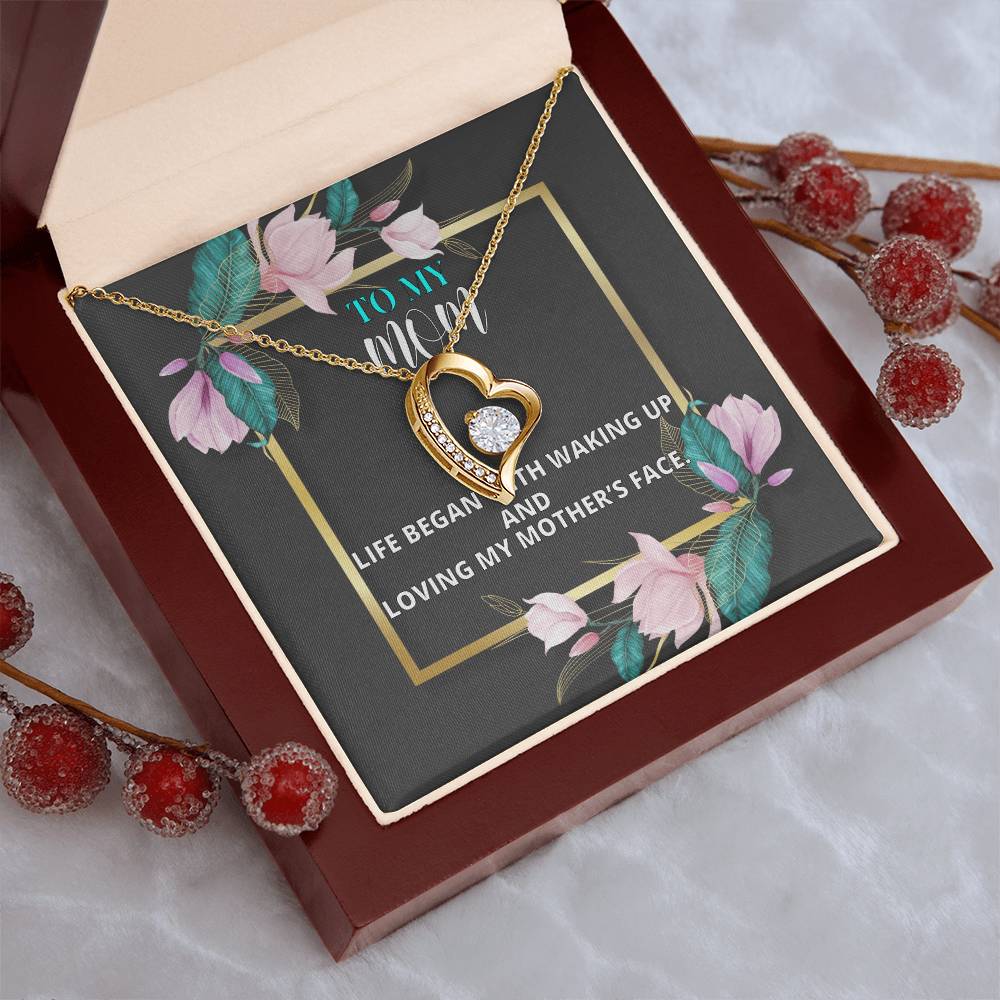 Forever Love Necklace With Message Card Forever Love Necklace
