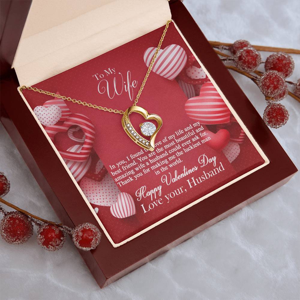 To My Wife 2 Forever Love Necklace