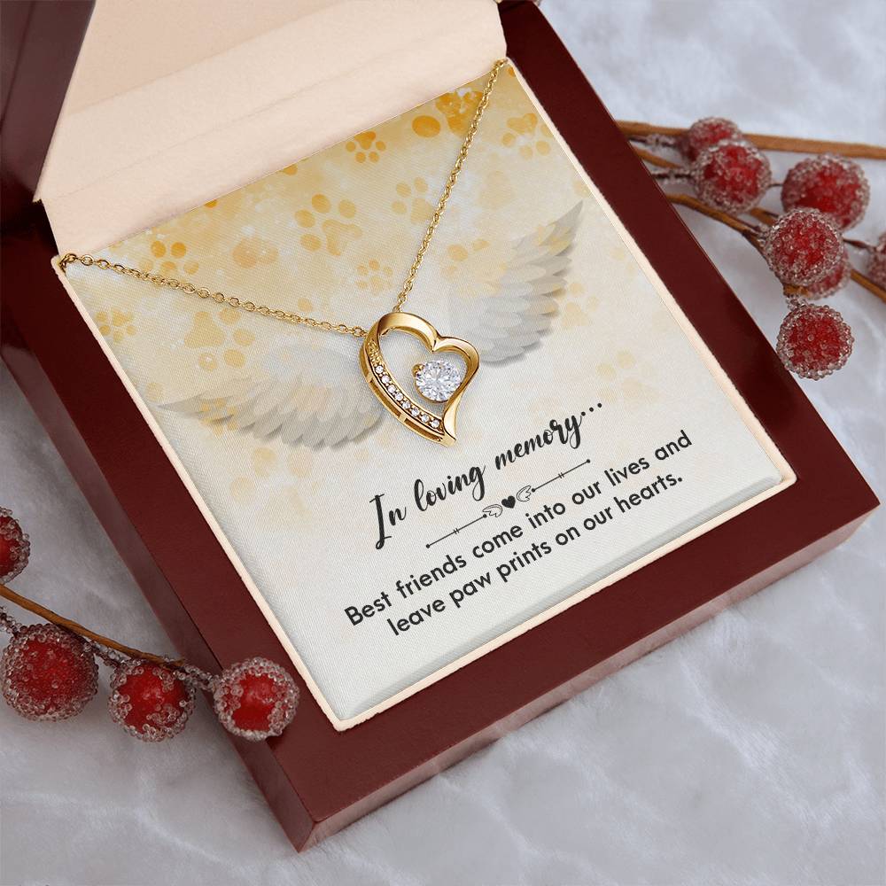In Loving Memory Best Friends Come Into Necklace 1 Forever Love Necklace