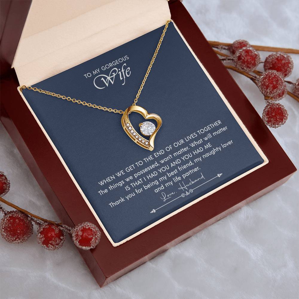 Perfect Necklace For Your Wife ❤️ Forever Love Necklace