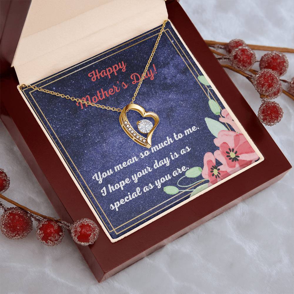 Mother’S Day  Your Are Special - Forever Love Necklace Forever Love Necklace