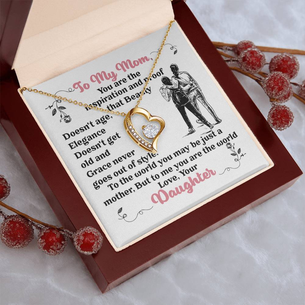Gift For Mom - Forever Love Necklace Forever Love Necklace