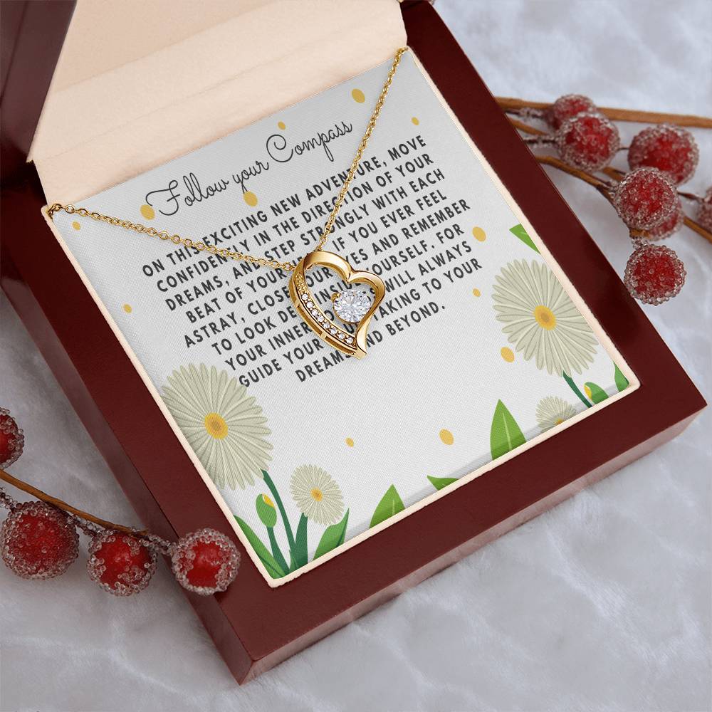 Class Of 2022 Necklace Jewelry Gift Graduation Gift For Daughter Gift From Mom I'll Always Be There For You Forever Love Necklace