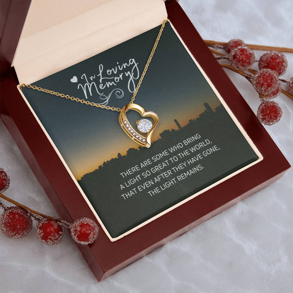 In Loving Memories Forever Love Necklace
