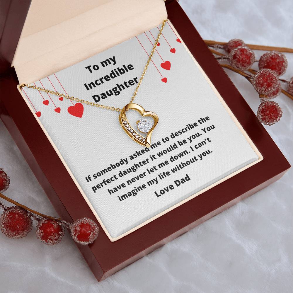 Incredible Daughter Forever Love Bw1 Forever Love Necklace