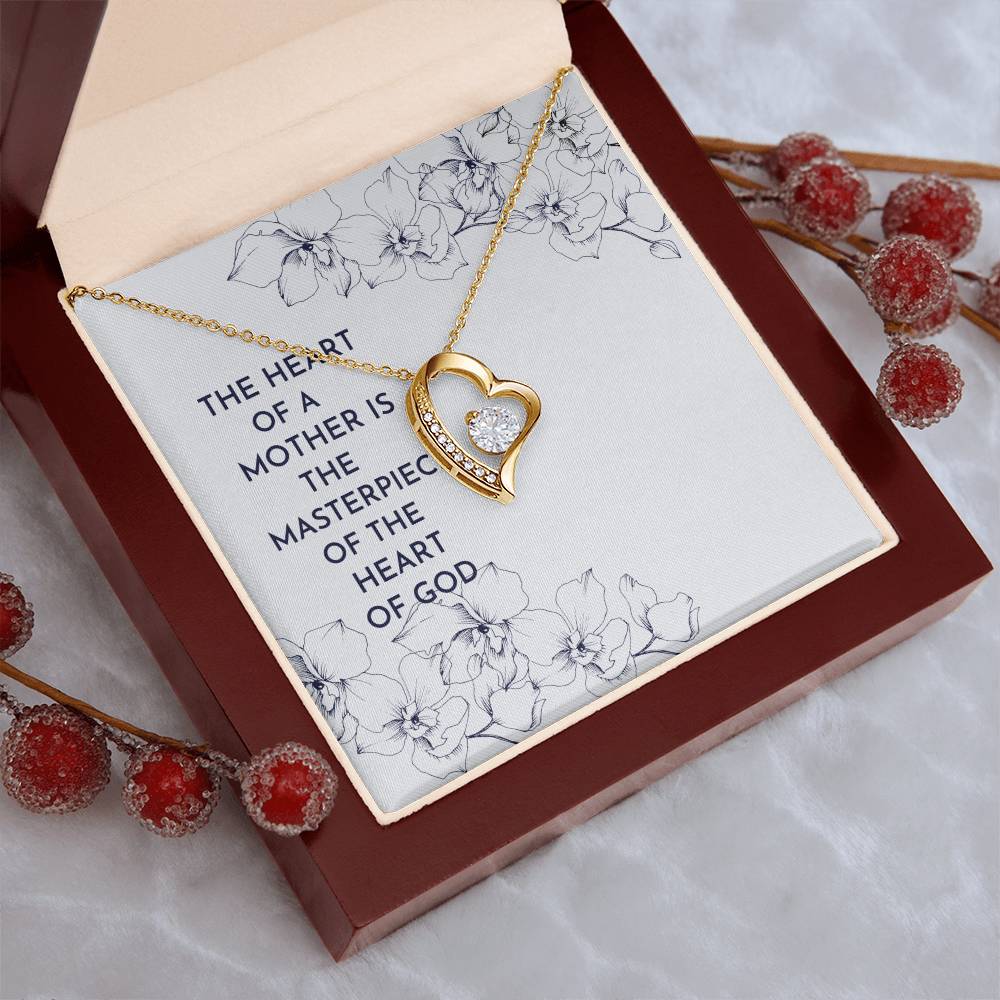 A Mother's Heart Heart Shaped Necklace 1 Forever Love Necklace