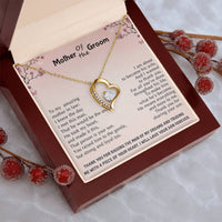 Mother Of The Groom Wedding Gift Bridal Party Rehearsal Dinner Man Of My Dreams Parent Of Groom Bridal Shower Christmas Gifts Forever Love Necklace
