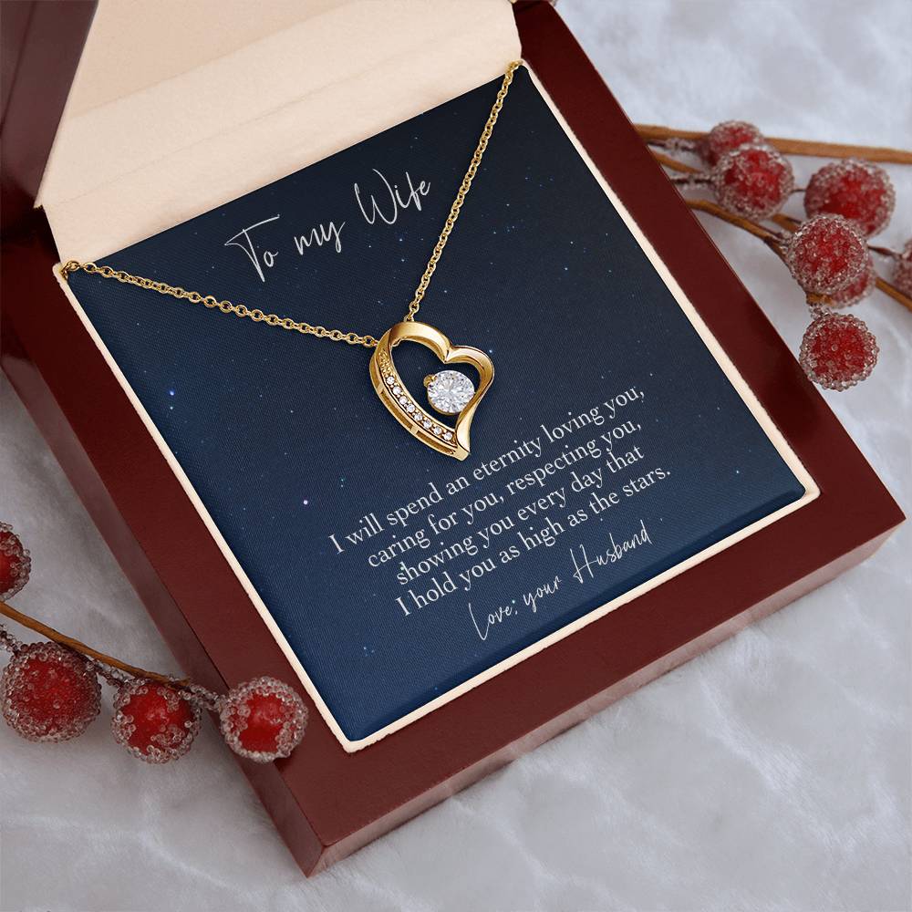 I Will Spend An Eternity Loving You Forever Love Necklace