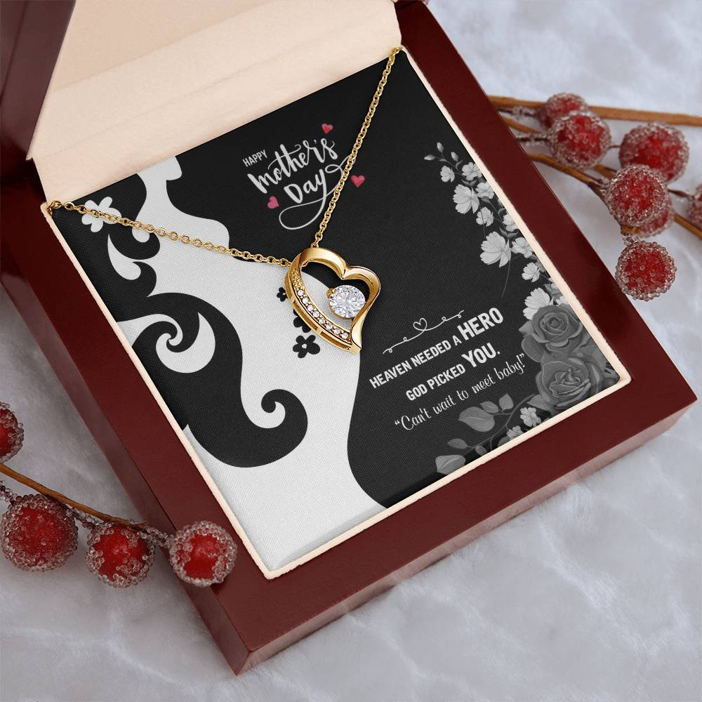 To My Pregnant Wife 2 1 Forever Love Necklace