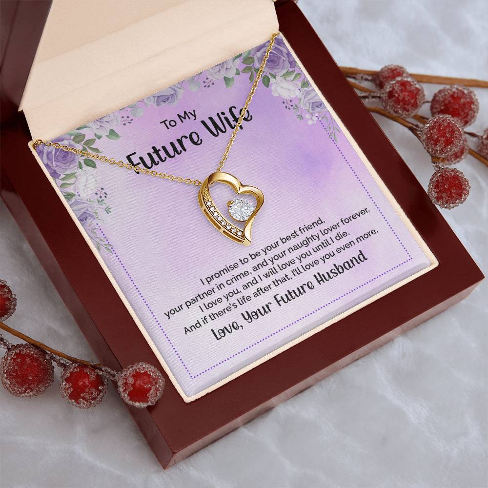 To My Future Wife I Promise To Be Your Best Friend 1 Forever Love Necklace