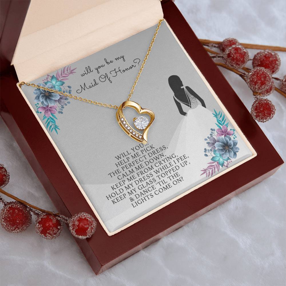 Unique Bridesmaid Jewelrybridesmaid Accessories Jewelry 1 Forever Love Necklace