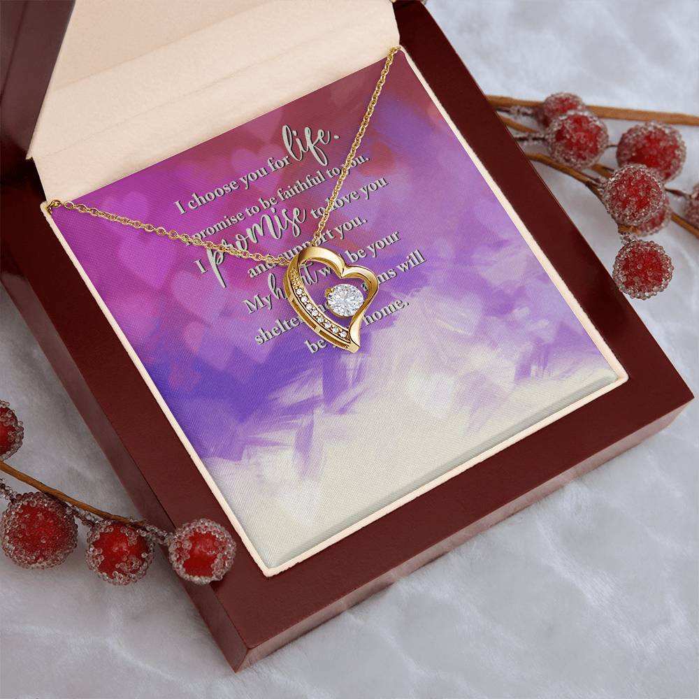 I Choose You For Life - Forever Love Necklace Forever Love Necklace
