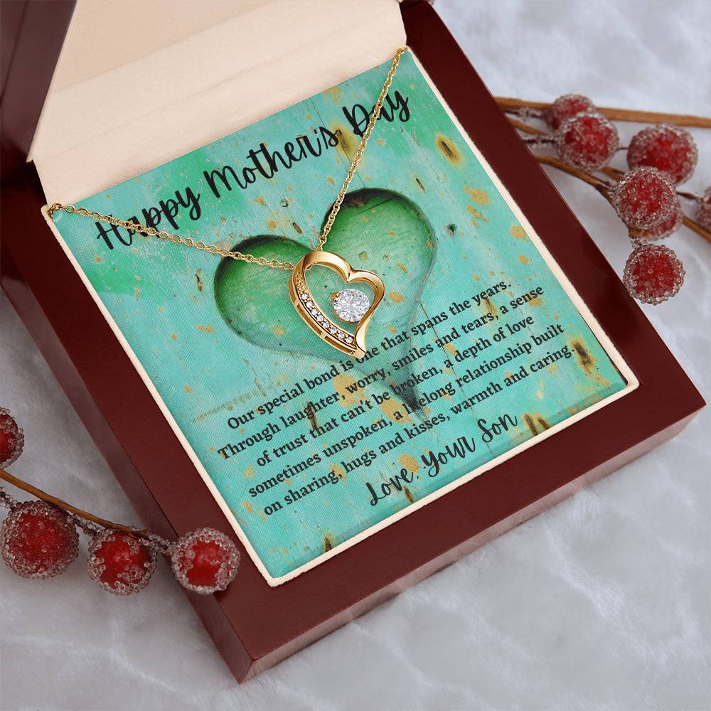 Happy Mother's Day Forever Necklace Love Your Son 1 Forever Love Necklace
