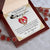 To My Girlfriend The Day I Met You I Found My Missing Piece... 1 Forever Love Necklace