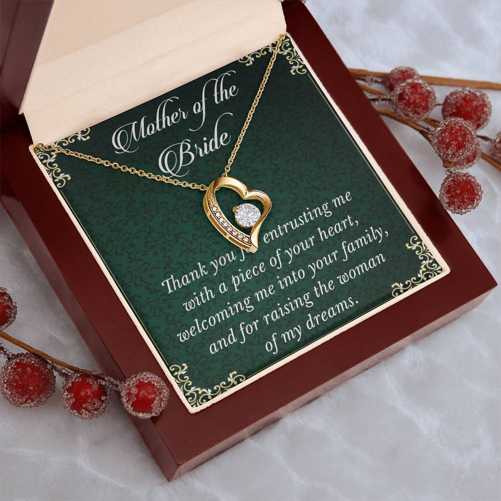 Mother Of The Bride Gift Customize Mother Of The Bride Wedding Gift Mom Of The Bride Gift Mother Of The Bride Forever Love Necklace Forever Love Necklace