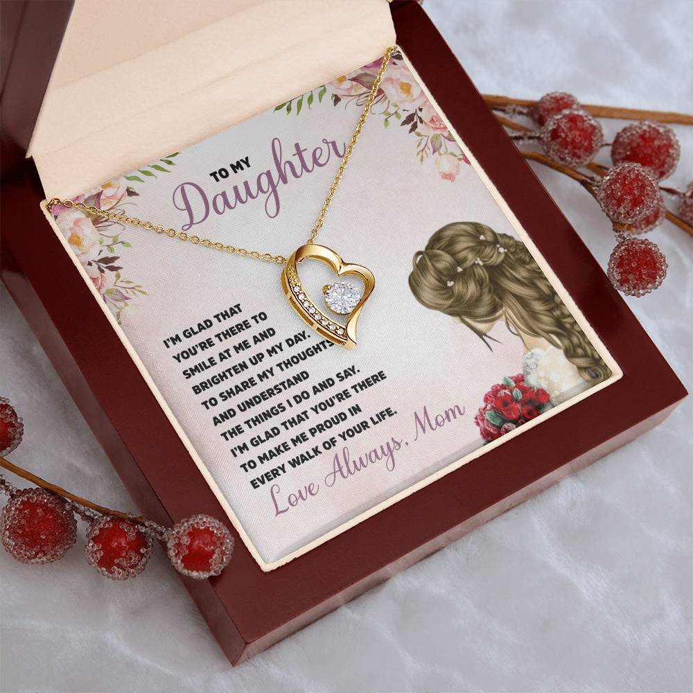 To My Daughter - Forever Love Necklace 1 Forever Love Necklace