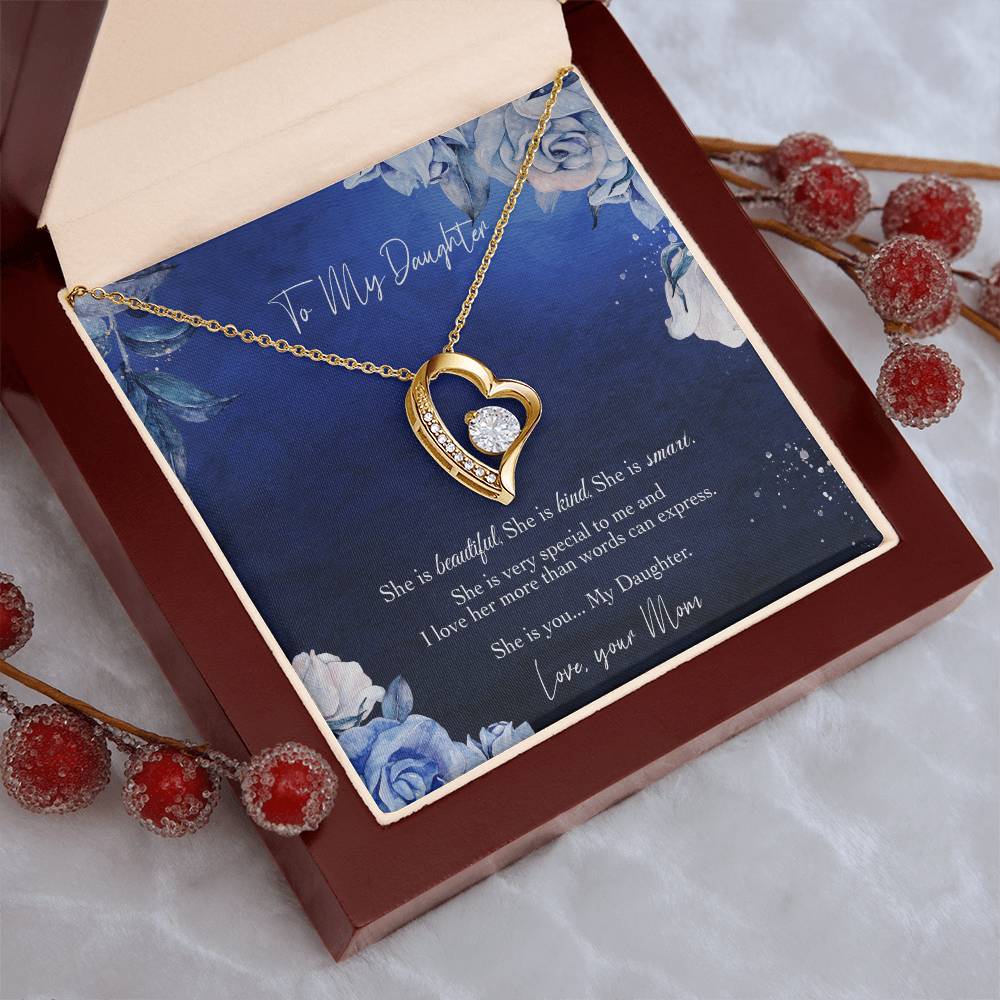The Perfect Gift That Will Melt Your Daughter's Heart! Forever Love Necklace