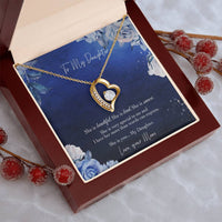 The Perfect Gift That Will Melt Your Daughter's Heart! Forever Love Necklace