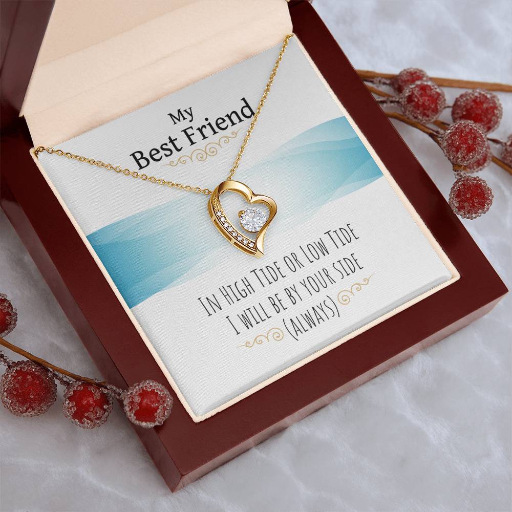 My Best Friend I Will Be By Your Side Necklace 1 Forever Love Necklace