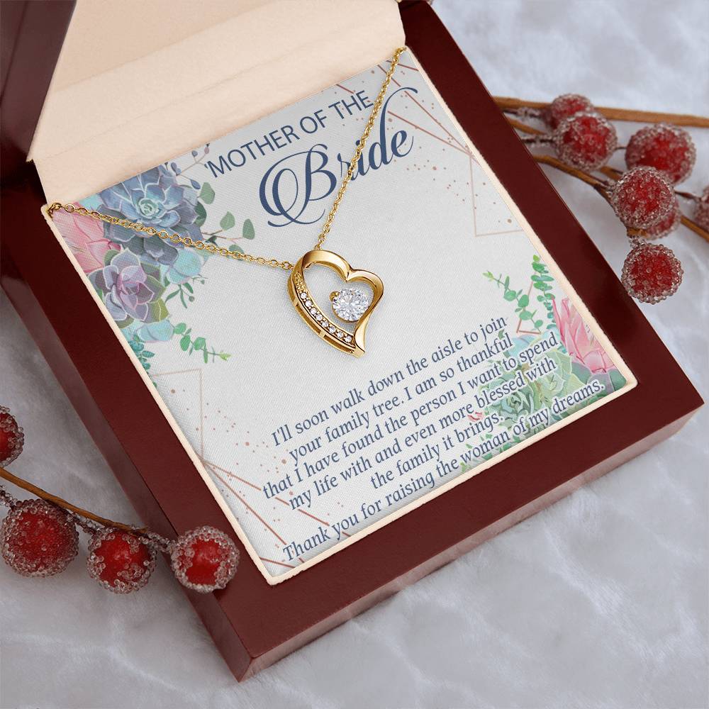 Mother Of The Bride Gift From Groom Mother Of The Bride Gift Necklace Custom Mother Of The Bride Giftmother Of The Bride Wedding Forever Love Necklace