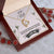 To My Wife - Forever Love Necklace Gold Forever Love Necklace