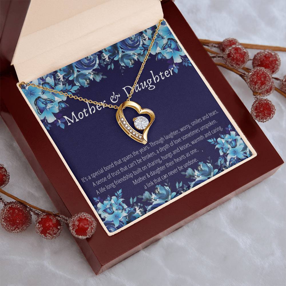 Mother & Daughter - Forever Necklace - A Link That Can Never Be Undone Forever Love Necklace