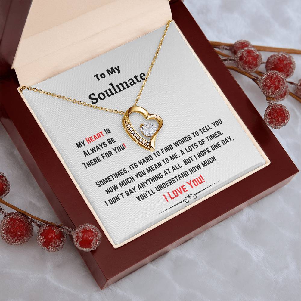 To My Soulmate Beauty Necklace 786 1 Forever Love Necklace