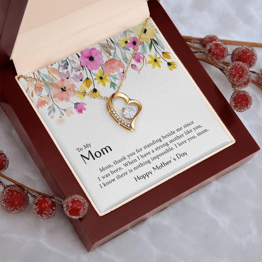 Mother's Day Gift Necklace For Mom Mother's Day Necklace Best Gift For Mom Mother's Day Necklace 3 Forever Love Necklace