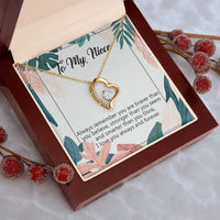 To My Niece Necklace Niece Birthday Gift From Aunt Niece Necklace Gift Niece Gift From Aunt Uncle Aunt Niece Gifts 1 Forever Love Necklace