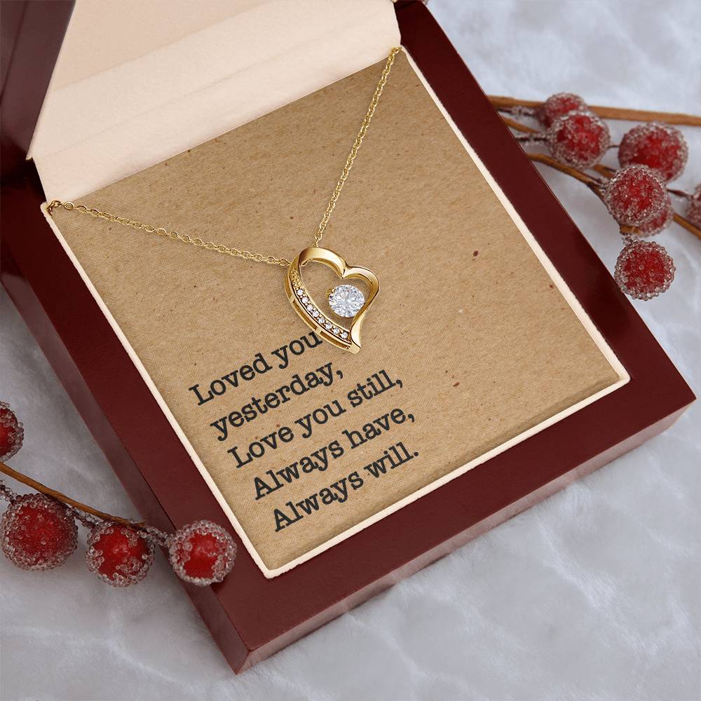 The Always Will Necklace - Customize Gift For Your Loved One ❤️ Forever Love Necklace