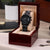 Engraved Luxury Watch Gift - Best Father Ever Engraving Chronograph Watch
