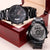 I'm A Dad And A Firefighter Nothing Scares Me Watch Gift 1 Engraving Chronograph Watch