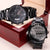I Am So Lucky To Have You As My Father Engraving Chronograph Watch