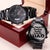 My Favorite Hunting Buddy Calls Me Dad Hunter Watch Engraving Chronograph Watch