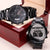 Awesome Dad - Father's Day Watch - Happy Fathers Day To My Awesome Dad Dear Daddy Premium Watch For Father Day New Dad Engraving Chronograph Watch