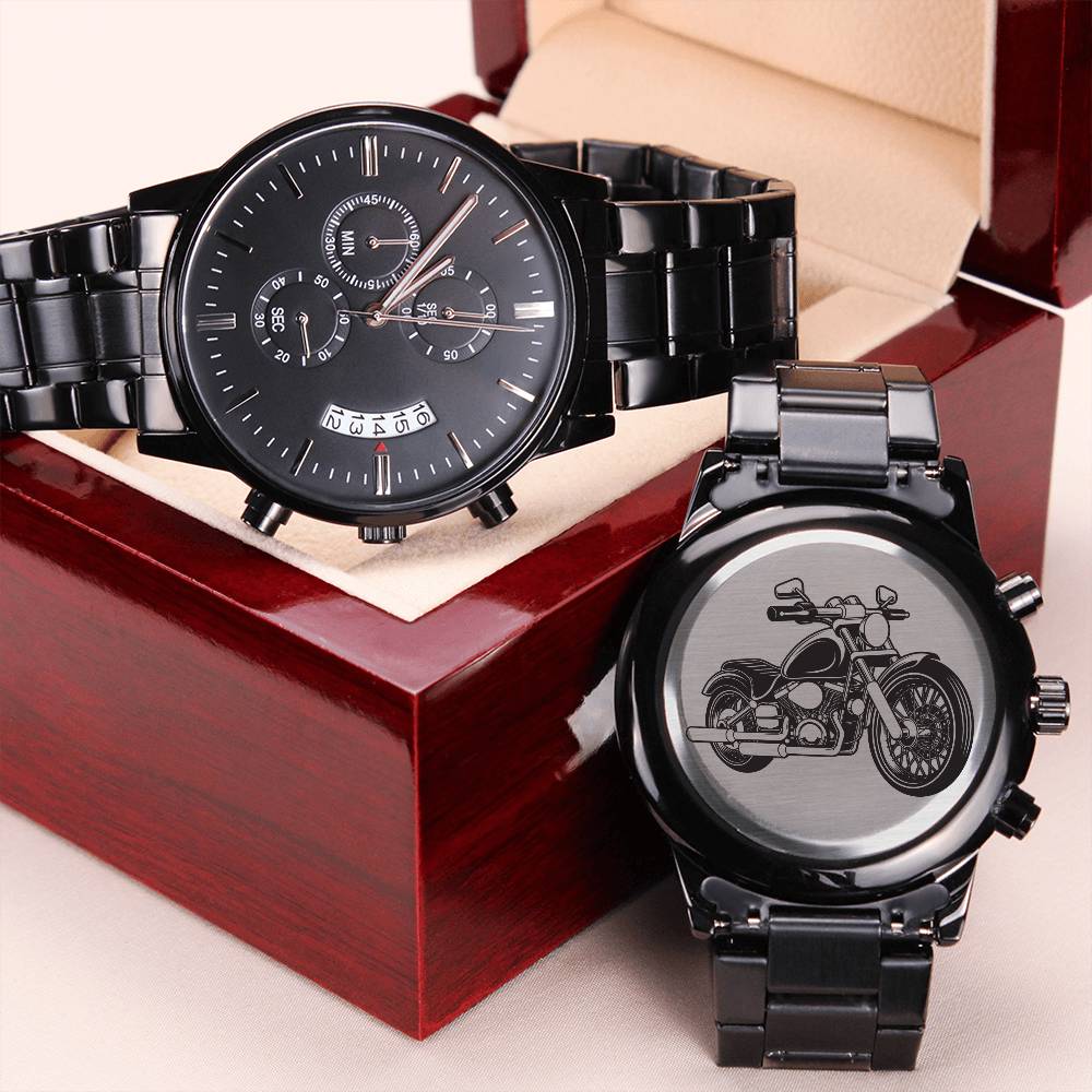Unique Gifts For Bike Riders Gift Watches For Him Watch Gift For Boyfriend Meaning Watch Gift Ideas For Boyfriend Engraving Chronograph Watch