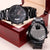 Carpenter Husband Stainless Steel Watch With Personal Engraving Love Message. Engraving Chronograph Watch
