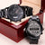 Isaiah 4031 Bible Verse Engraved Design Black Chronograph Watch Engraving Chronograph Watch