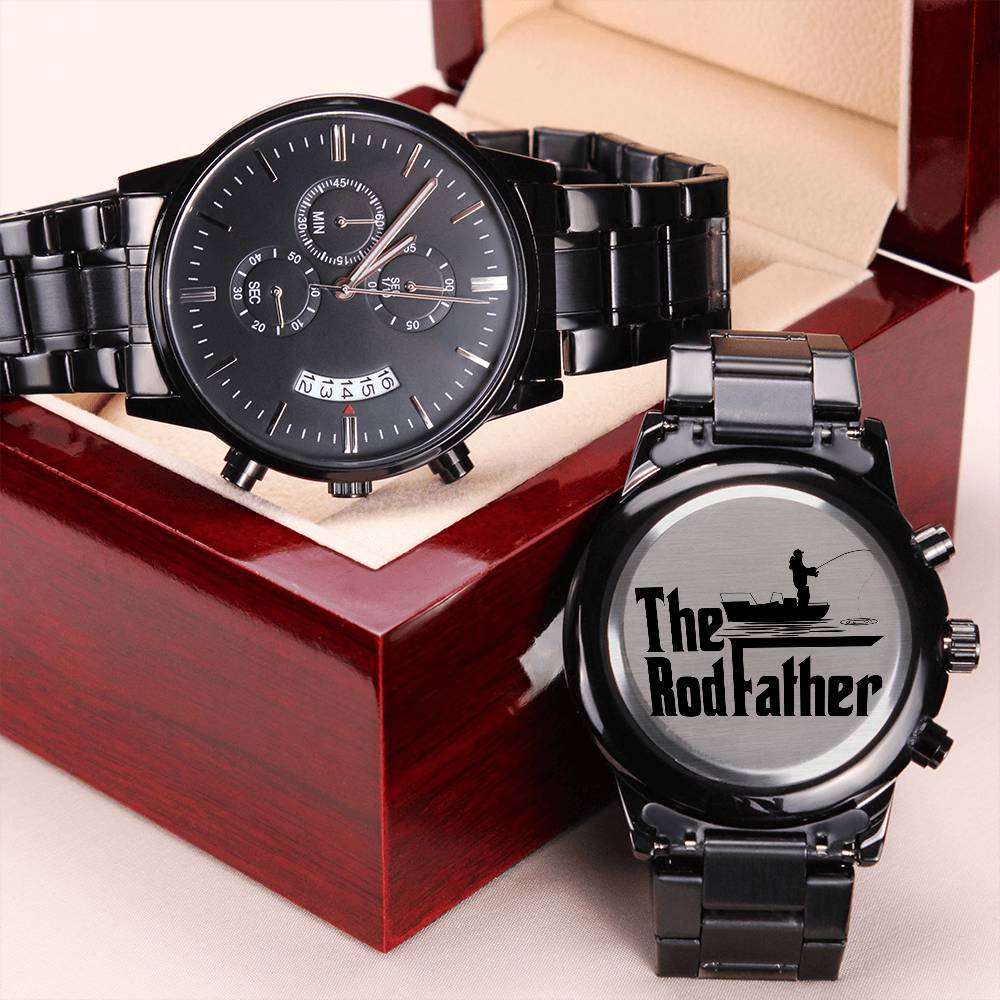 The Rodfather Premium Waterproof Watch Engraving Chronograph Watch