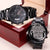 To My Dad - You'll Always Be My Hero. Engraving Chronograph Watch